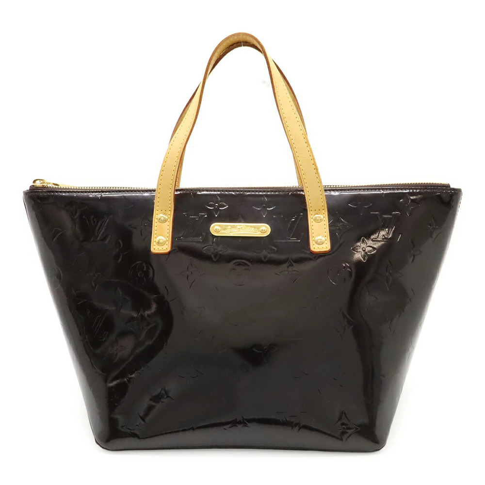 LOUIS VUITTON Monogram Vernis Pervue Handbag Tote Bag Amarante Purple